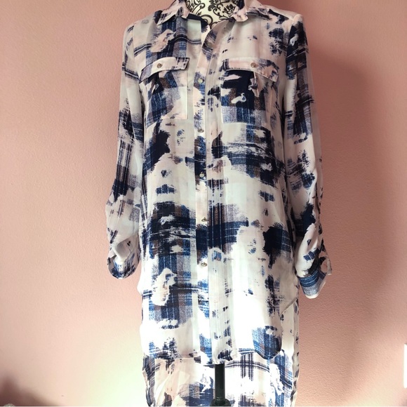 Bebe Blouse/ Top Coverup - Picture 2 of 4